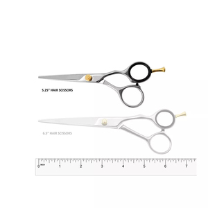 Tijera de corte de pelo de peluquero de alta calidad, tijera de corte de pelo de acero alemán 5,5, tijera de corte de pelo de belleza - Product Image 5