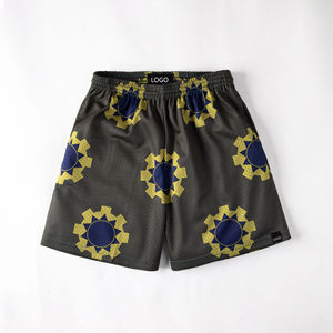 Short de gymnastique d'été délavé à l'acide de haute qualité OEM short de plage XS en coton éponge décontracté haute qualité solide imprimé avec logo personnalisé - Product Image 5