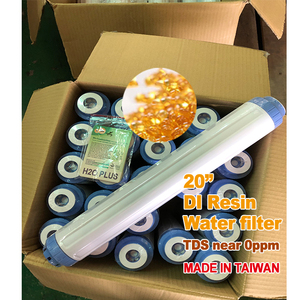 เครื่องกรองน้ำแบบใช้ถ่านกัมมันต์ DI (Deionization) ขนาด 20 นิ้ว - ทำให้น้ำปราศจากสารพิษ 0 PPM ระบบกรองน้ำใช้ในครัวเรือนแบบแมนนวล ประสิทธิภาพสูง ใช้งานง่าย - Product Image 1