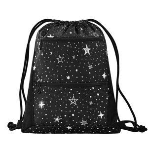 High Quality Polyester Draw <b>Drawstring</b> Sports Gym <b>Bag</b> <b>Waterproof</b> Custom Logo Fitness <b>Drawstring</b> <b>Bags</b> - Product Image 1
