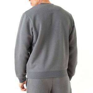 OEM por encargo ropa de hombre ropa deportiva Activewear chándales algodón polar Color gris invierno cuello redondo Casual chándal - Product Image 6