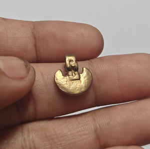 Pendentif en macramé fait main plaqué or avec motif spirale en relief, 10 à 15 mm, pour la création de bijoux, cadeau d'anniversaire pour enfants - Product Image 6