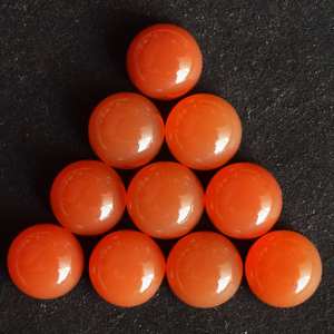 หินคาร์เนเลี่ยนทรงกลมหินคาร์เนเลี่ยนปรับเทียบอัญมณีสำหรับทำเครื่องประดับทุกขนาด - Product Image 5