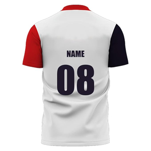 เสื้อกีฬาคริกเก็ตเสื้อกีฬาดีไซน์ใหม่เสื้อคริกเก็ตพรีเมี่ยมออกแบบโลโก้ได้ตามที่ต้องการ - Product Image 2