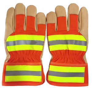 Gants de travail haute visibilité conçus avec des gants de travail haute visibilité confortables et flexibles conçus pour une adhérence solide et une assurance de sécurité - Product Image 3
