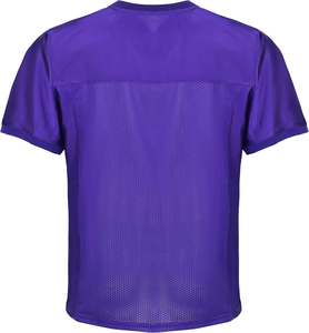 Camiseta de fútbol americano transpirable de alta calidad personalizada al por mayor para hombre, ropa informal de poliéster holgada impresa, novedad de 2025 - Product Image 2