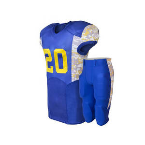 Meilleure qualité d'uniformes de football américain avec logo personnalisé pour adultes vêtements de sport d'équipe à manches courtes respirants ensembles personnalisables - Product Image 3