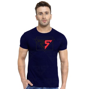 Men Oversized Solid Cotton T-Shirt Multi Colors OEM Customized Logo <b>Tshirts</b> For Men Sublimation or embroidery - Product Image 1