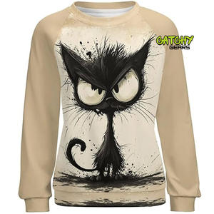 เสื้อสเวตเตอร์ผ้าฟลีซแขนยาวแบบสวมหัวเสื้อคอกลมผ้าคอตตอนเนื้อนุ่มให้ความอบอุ่นปรับแต่งโลโก้ได้ตามต้องการ - Product Image 1