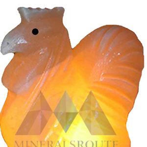 Lampe en sel rose de l'Himalaya de haute qualité 2025, forme naturelle durable, sculptée, imitation antique, décoration d'intérieur, OEM/ODM disponible - Product Image 2