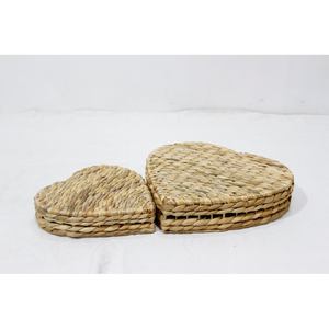 Artex Dong thap ถาดเก็บของชั้นเดียวแบบสานรูปหัวใจ, ถาดใส่ของตกแต่งคริสต์มาสสำหรับห้องครัวห้องน้ำห้องนั่งเล่น - Product Image 4