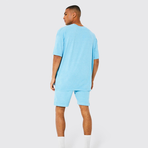 Color de contraste alto verano algodón media manga corta y camiseta transpirable de moda de talla grande chándal para correr para verano - Product Image 6