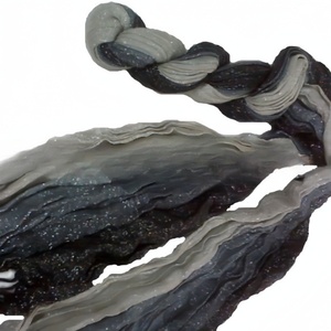 Écharpe longue en viscose pour femme, tissée en sergé, effet froissé brillant, pour l'automne - Product Image 1