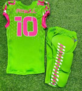 Uniformes de Fútbol Americano Sublimados Personalizados al por Mayor, Nuevo Diseño, Ropa Deportiva de Fútbol para Hombre Adulto - Product Image 4