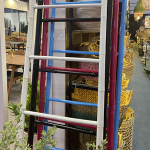 Vietnam natural bamboo blanket <b>ladder</b> elegant organizer for bathroom and living room home storage organization - Product Image 1