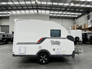 Caravana pequeña, mini autocaravana, remolque de viaje tipo lágrima con baño, estándares de calidad para camping, precio bajo, capacidad para 2 personas - Product Image 2