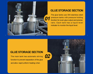 2 K PU Glue <span class=keywords><strong>BFT</strong></span> Paneles de aislamiento completamente automáticos Línea de producción Panel de nido de abeja de aluminio Máquina encoladora de laminación - Product Image 2