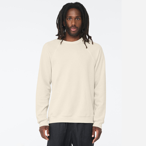 Sweat-shirt homme vintage à manches raglan en molleton 100% coton épais, teint uni, anti-rétrécissement, anti-décoloration solaire, personnalisable OEM avec broderie - Product Image 1