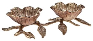 4 Compartment Set Premium Copper & Steel Serving Bowls Condiment Pots Serving Pickle Mouth Freshener Sauces Dry Fruit Chip & <b>Dip</b> - Product Image 3