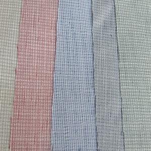 Poly <b>Linen</b> Look <b>Yarn</b> Dyed Stripe and Check 150GSM Woven 58/60" - Product Image 1