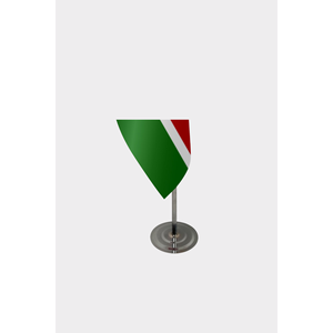Custom Kenyan Indoor <b>Flag</b> with Digital Printing Aluminum <b>Pole</b> Silk Material - Product Image 4