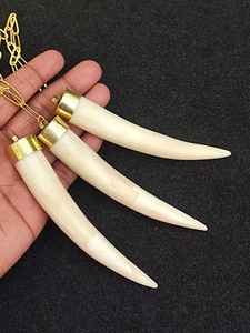 Colgante de hueso de Búfalo, joyería única hecha a mano, colgante de Material Natural duradero, perfecto para accesorios elegantes y ecológicos - Product Image 6