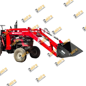 Tractor agrícola con cargador frontal y retroexcavadora trasera Cargador general de acero suave con componentes de núcleo de caja de cambios de bomba - Product Image 3