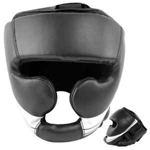 Boxe professionnelle de marque privée, couvre-chef réglable de haute qualité pour l'entraînement aux arts martiaux, masque de boxe, protège-tête - Product Image 1