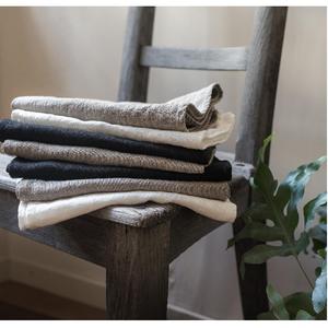 Torchons de cuisine 100% coton, couleur unie, personnalisés, personnalisés, en gros, avec Logo brodé - Product Image 4