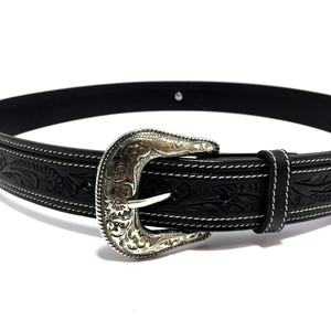 Cinturón de Cuero Vacuno Marrón Oscuro al por Mayor para Mujer, Estilo Vintage Elegante, Hebilla de Acero Personalizada con Impresión por Transferencia de Calor, Ancho de 1-1.5 Pulgadas - Product Image 3