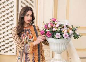 Haute qualité shalwar kameez pakistanais qualité d'exportation shalwar kameez dames pakistanais coton/pelouse costumes brodés - Product Image 3