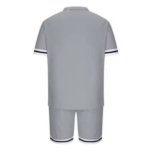 Conjunto de chándal para hombre, ropa de verano, conjunto de 2 piezas para hombre, camisa de manga corta y pantalones cortos, conjuntos masculinos, Polo y pantalones cortos - Product Image 5
