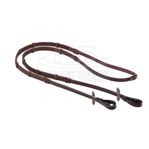 Rênes classiques d'équitation professionnelle de bonne qualité Rênes classiques de cheval Logo personnalisé Meilleure vente à bas prix - Product Image 5