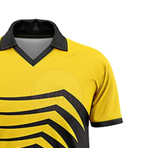 2025 profesional personalizado de alta calidad peso ligero hombres adultos 100% poliéster secado rápido transpirable ropa deportiva media manga - Product Image 5