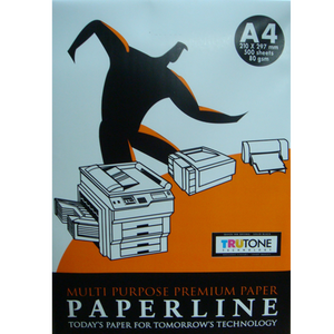 กระดาษถ่ายเอกสารราคาประหยัด Paperline A4 70 แกรม คุณภาพสูง เยื่อไม้บริสุทธิ์ 100% สีขาวบริสุทธิ์ 500 แผ่น/รีม สำหรับใช้ในสำนักงาน ถ่ายเอกสาร - Product Image 1