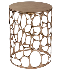 Mesa auxiliar de Metal con acabado dorado hecho a medida, recién llegado, varios colores, mesa de aperitivos para exteriores, sofá, mesa auxiliar, muebles para el hogar - Product Image 6