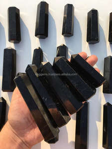 Meilleure vente en gros tour d'obélisque en cristal de tourmaline noire naturelle Style Feng Shui pour la méditation artisanat en pierre semi-précieuse - Product Image 2