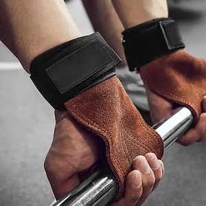 ถุงมือกีฬาครึ่งนิ้วสำหรับทุกเพศถุงมือหนังคุณภาพสูงสำหรับออกกำลังกายและยิมโลโก้ออกแบบได้ตามต้องการสำหรับกลางแจ้ง - Product Image 5