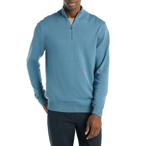 Sudadera con Cierre de Cremallera de un Cuarto, Corte Regular, Logotipo Personalizado al por Mayor, Estilo Casual, Cálida, de Moda, Mezcla de Algodón - Product Image 5