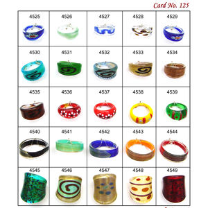 Perles de verre d'anneau de chalumeau en cristal fait à la main d'aspect attrayant pour la fabrication de bijoux meilleures perles de création de conception pour la fabrication de bracelets - Product Image 3