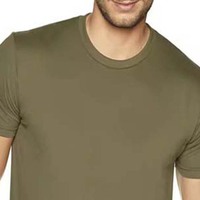 Services OEM, t-shirts pour hommes en coton/fibre de bambou de qualité supérieure, design de logo personnalisé, col rond, vêtements d'été, marque privée, grandes tailles