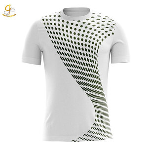 Nueva Camiseta de Fútbol Estampada, 100% Poliéster, Tejido Transpirable, con Nombre y Logotipo del Equipo Personalizados, Empaque Personalizado - Product Image 1