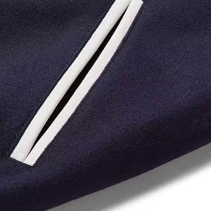 2025 Varsity Wool Crop Top Mujeres de alta calidad de cuero transpirable Bomber School Collage Crop Jacket - Product Image 4