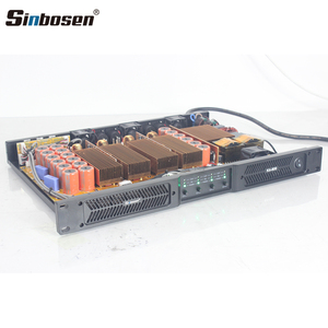 เครื่องขยายเสียง <span class=keywords><strong>Sinbosen</strong></span> <span class=keywords><strong>K4</strong></span>-<span class=keywords><strong>800</strong></span> Class d 1u 4 แชนแนล 4 โอห์ม 1200w เครื่องขยายเสียงดิจิตอล - Product Image 4