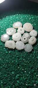 Cuentas de Coral Fósil Rosa Natural, Forma de Tambor Redondo, Perforadas en el Centro, para Fabricación de Joyas, Cabujón de la India, Piedras Preciosas Sueltas al por Mayor - Product Image 5