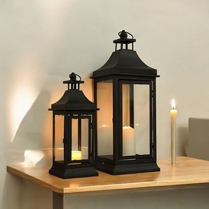 Romantic <b>Dinner</b> Ornament Creative Iron Metal <b>Candle</b> Holder Fancy Iron Lantern Jar <b>Candle</b> Light Room - Product Image 1