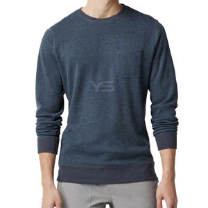 Reguller logotipo personalizado bordado 100% algodón cuello redondo sudaderas mangas raglán invierno opción multicolor fabricante directo - Product Image 5