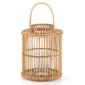 Linternas de mimbre de bambú de fibra natural al por mayor de Vietnam precio de fábrica que muestra diseño único y terroso - Product Image 4