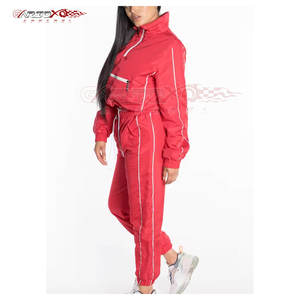 ชุดกันลมกลางแจ้งสำหรับผู้หญิงพร้อมวัสดุแห้งเร็วและชุดกันลมดีไซน์แฟชั่นกันลม - Product Image 3