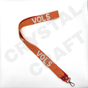 CRYSTAL CRAFT Georgia Tech Inde Style perles de verre de couleur personnalisée sangle de sac à main avec Logo et taille personnalisés - Product Image 3